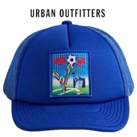NEW Panini FIFA Urban Outfitters UO USA ‘94 Trucker Cap Hat - Picture 2 of 4